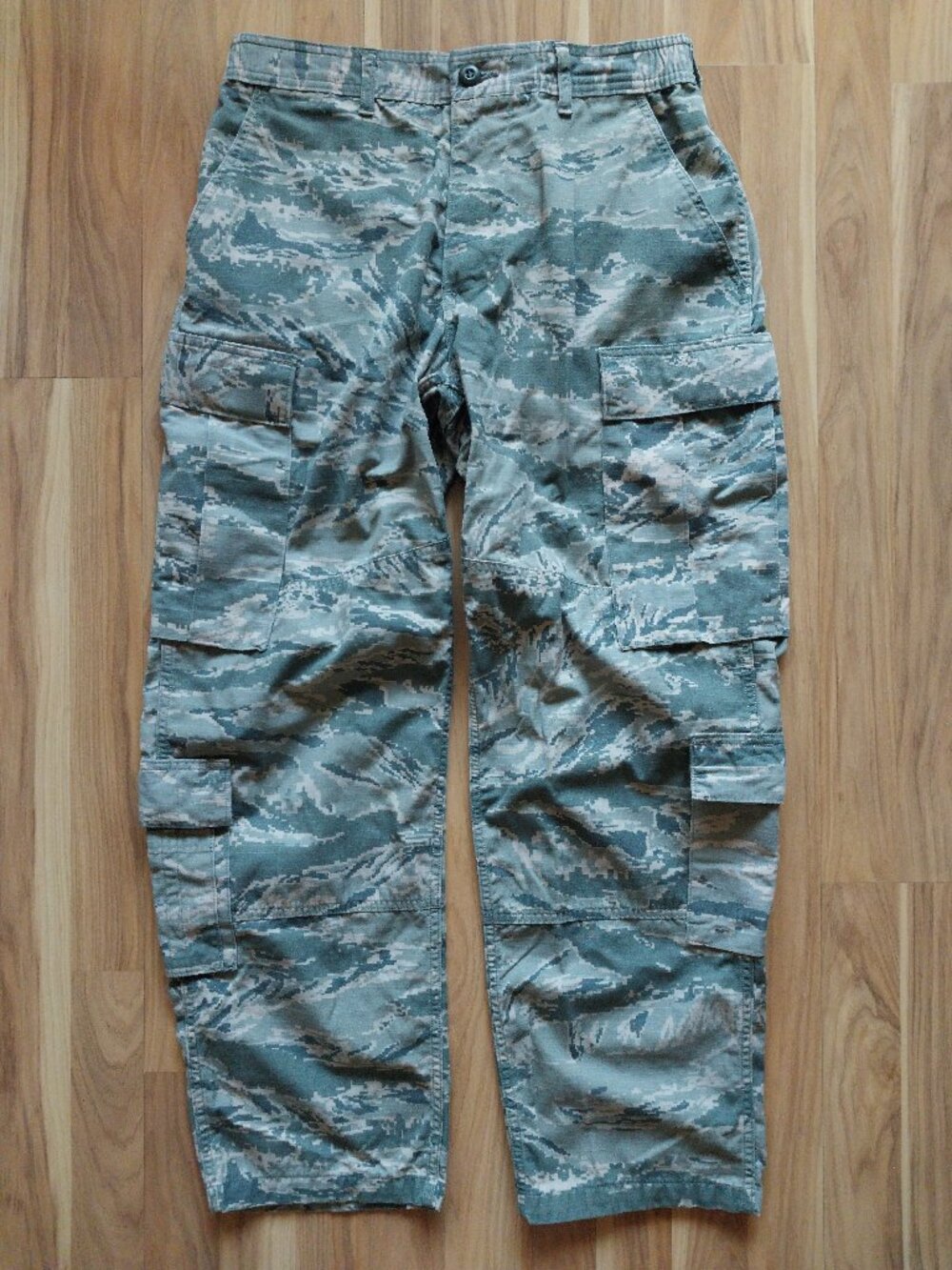 US Air Force ABU Tiger Stripe Camouflage Ripstop Men's Utility Trousers Size 32S